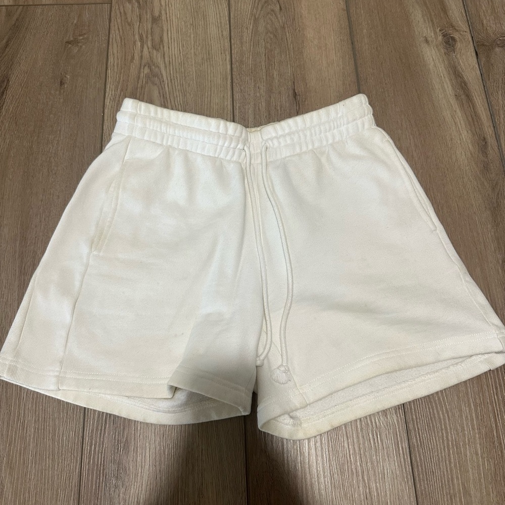 TNA cozy fleece boyfriend shorts